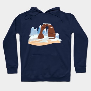 ice mountain arch Hoodie